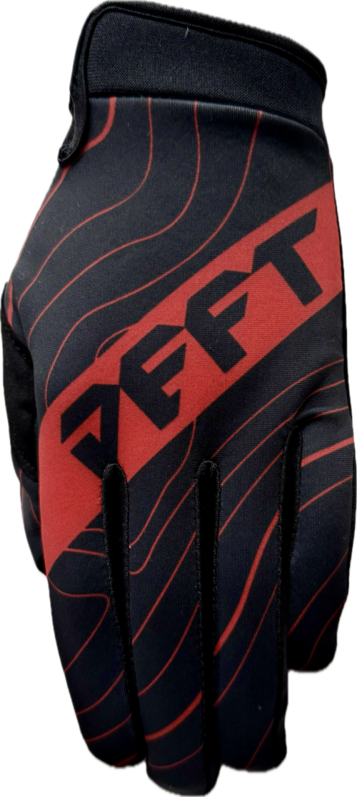 Cold Weather Gloves Black/Red