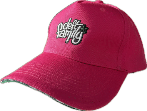 CASUALS Caps Pink Style Logo Deft Family (New)